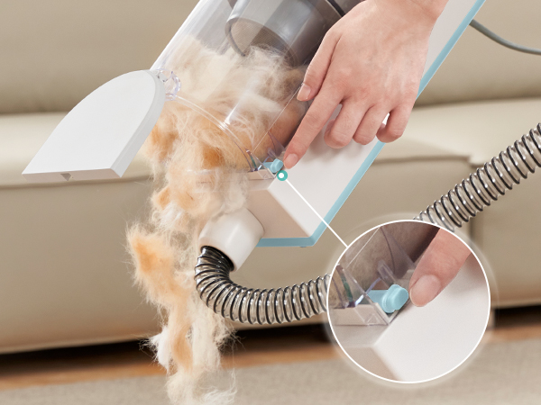 S1+ Dog Grooming Vacuum for Shedding, 6 in 1 Pet Grooming Vacuum Blue