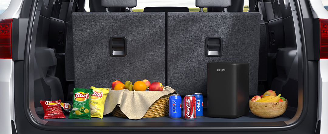 AstroAI Mini Kühlschrank, 6 Liter/ 8 Dosen Fridge mit Kühl- und Heizfunktion ‎Schwarz