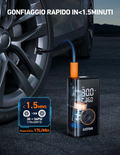 AstroAI L7 Gonfleur Pneus Voiture, Compresseur à Air Portatif, Compresseur Voiture 150PSI
