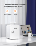 AstroAI Mini Frigo de Chambre, 4 litres / 6 Canettes 330ml Blanc