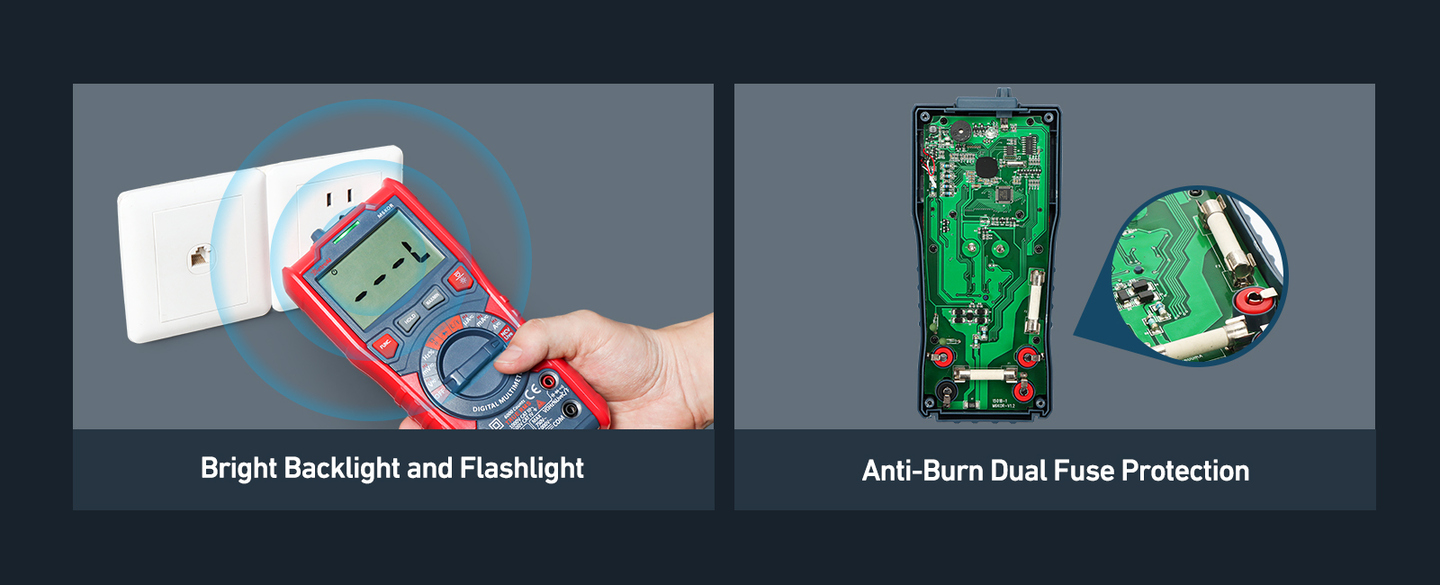 AstroAI Digital Multimeter mit NCV, True RMS Auto-Range 6000 Zählungen