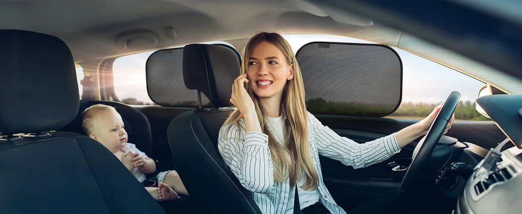 AstroAI Car Sun Shade 4Pack, 21 x14 inches