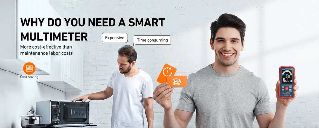 AstroAI 10000 Counts Digital Multimeter，TRMS，Model MUS10KRD