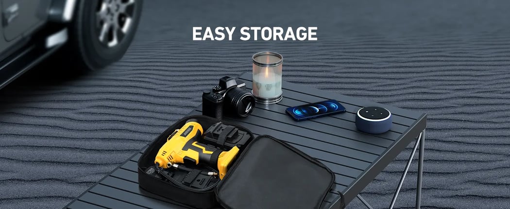 AstroAI Portable Handheld Cordless Tyre Inflator 160PSI, Air Compressor, Yellow