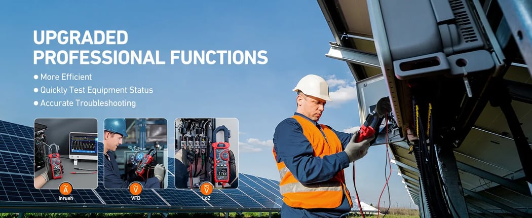 AstroAI Inrush Digital Clamp Meter Multimeter 6000 Counts 1000A TRMS