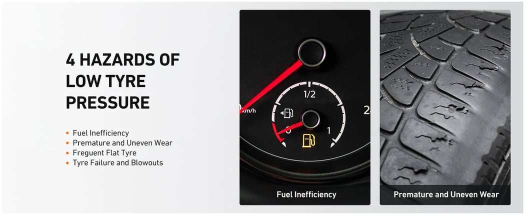 AstroAI Digital Truck Tire Pressure Gauge with Heavy Duty Dual Head Stainless Steel Made for Trucks and RVs, Backlit LCD and Flashlight, 230 PSI