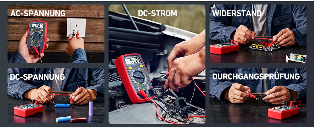 AstroAI Digital Multimeter 2000 Zählungen, Model AM33D