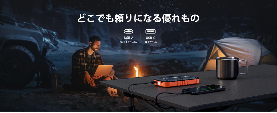 AstroAI S8 Mini ジャンプスターター エンジンスターター ピーク電流1200A(最大6.0Lのガソリン車・最大3.0Lのディーゼル車対応) 12V 車緊急始動 安全保護 モバイルバッテリー機能 LEDライト搭載 PSE認証済み USB-C付き 保管バッグ付属