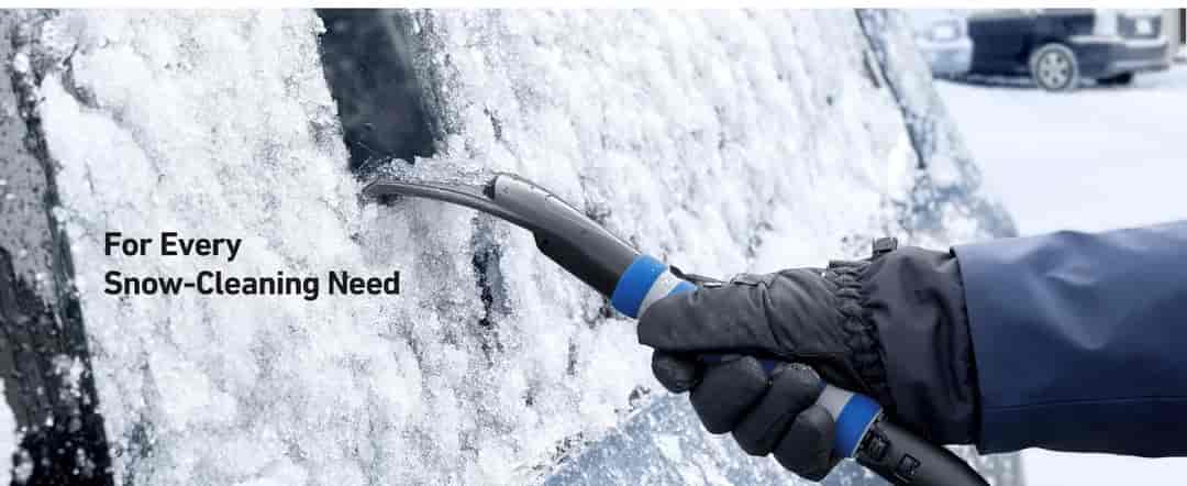 AstroAI 27 Inch Snow Brush 1 Pack (Blue)