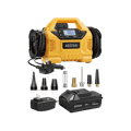 AstroAI Quick Trick Inflator with HD Screen, 3 Power Sources & Dual Powerful Motors, 160 PSI, Yellow
