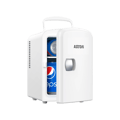 AstroAI Mini Frigo de Chambre, 4 litres / 6 Canettes 330ml Blanc