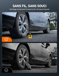 AstroAI Gonfleur Pneus Voiture, Compresseur à Air Portatif, Gonfleur Pneus Voiture Sans Fil compacte, avec Batterie Rechargeable pour Vélos, Motos, Boules