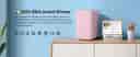 AstroAI Cute Mini Fridge Pink for Skincare, Dorm, Bedroom, Office, 6 Liter/8 Cans, 110V AC/ 12V DC, LY2206A