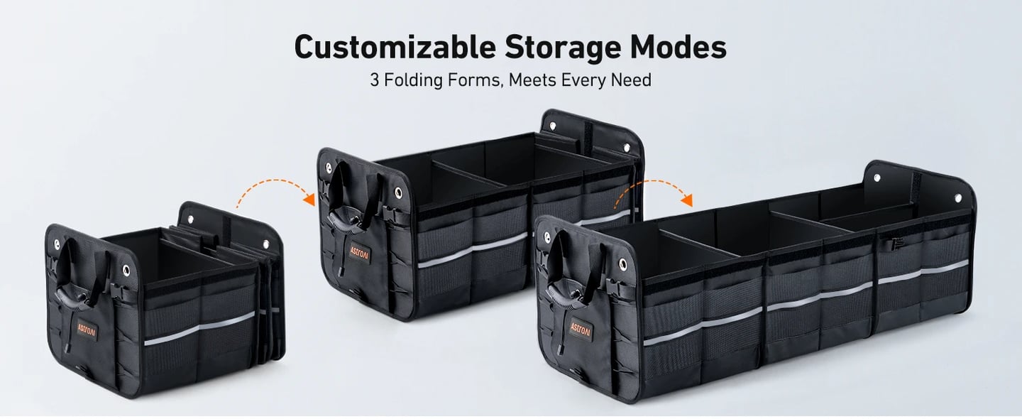 AstroAI Car Trunk Organizer Storage, Large
