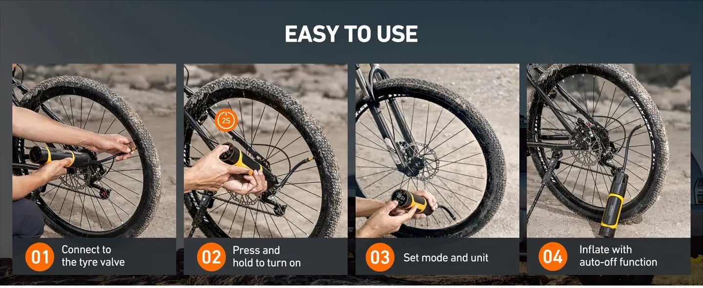 AstroAI 150 PSI , 4500mAh Battery, Cordless Tyre Inflator