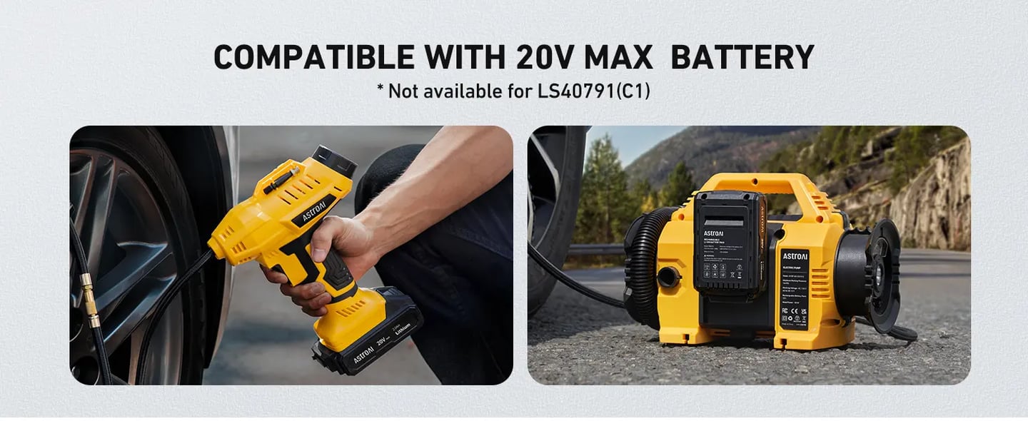 AstroAI 20V MAX Battery Charge Compatible with AstroAI 20V MAX Li-ion Battery