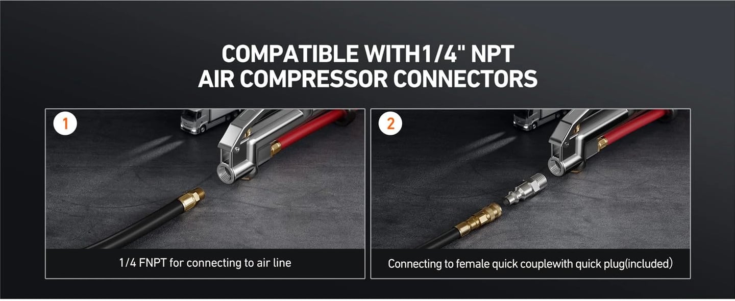 AstroAI Tire Inflator with Pressure Gauge 120PSI