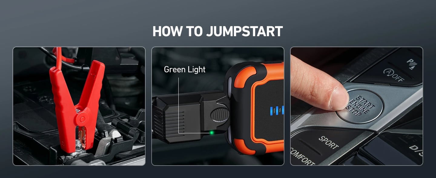 AstroAI P10 Car Battery Jump Starter, 5000A Portable Jump Starter Battery Pack for Up to 10L Gas & 8L Diesel Engines, 12V Lithium Jump Box