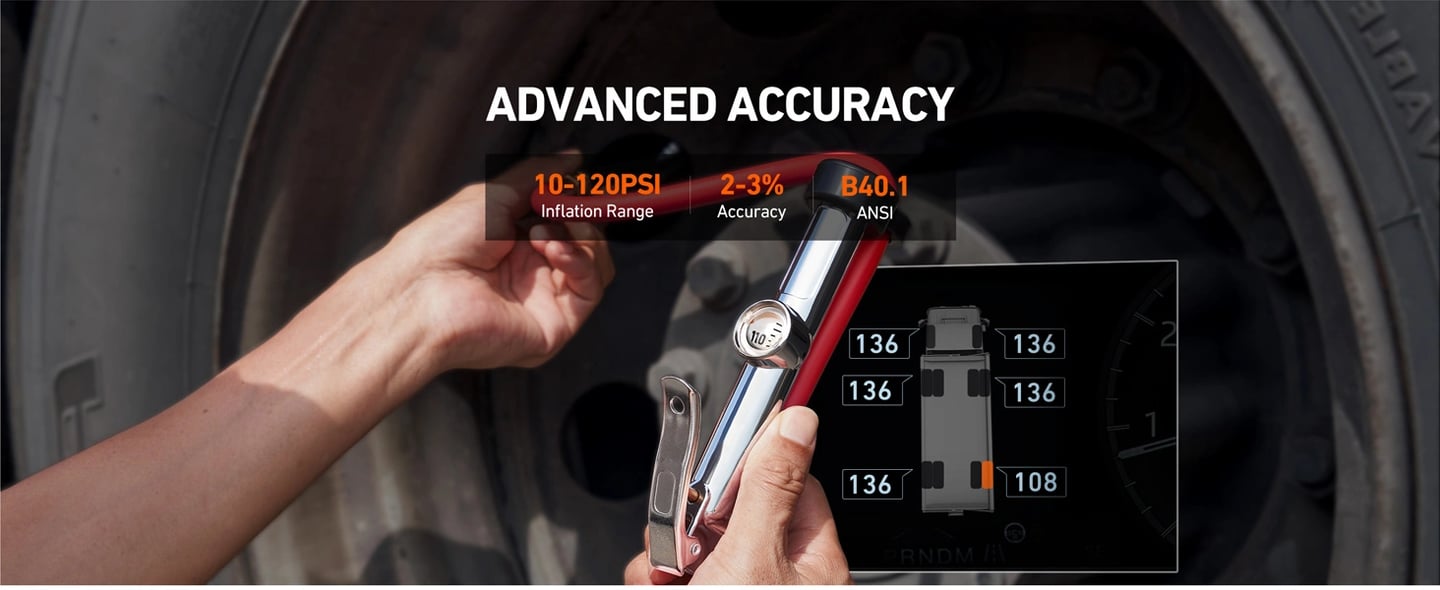 AstroAI Tire Inflator with Pressure Gauge 120PSI
