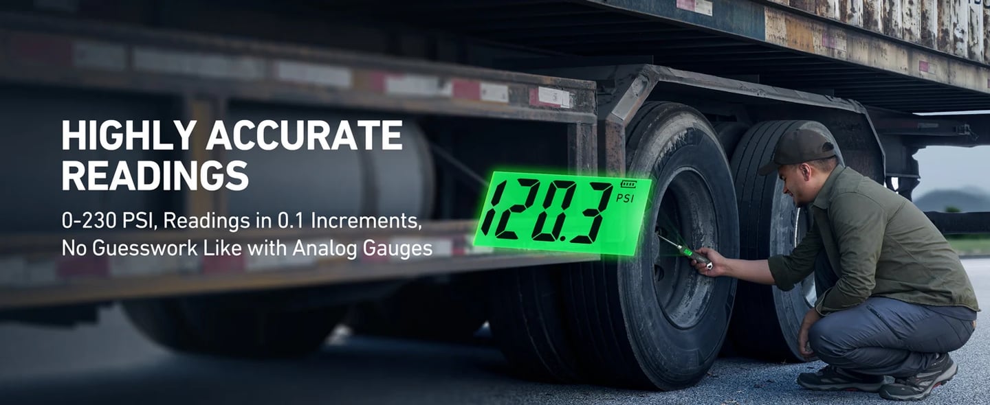 AstroAI 230 PSI Digital Tyre Pressure Gauge