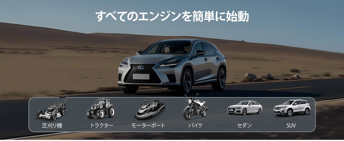 AstroAI P10 ジャンプスターター 3000Aピーク電流 車用エンジンスターター（最大10.0Lガソリン車・8.0Lディーゼル車対応）12V 車緊急始動 10種類の安全保護 モバイルバッテリー LED緊急ライト PSE認証済 USB-C付き