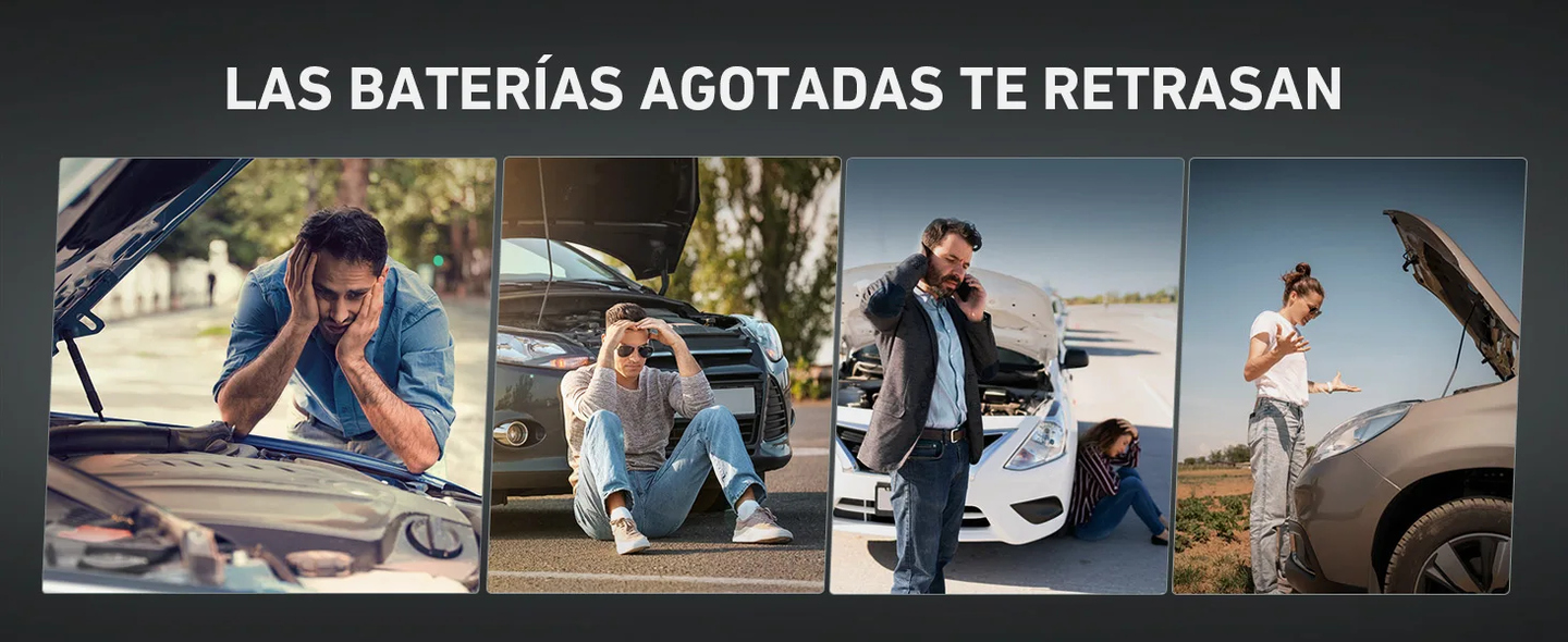 AstroAI Arrancador de Batería de Coche Portátil, Cargador de Batería de Auto para Motores de Gasolina de hasta 6,0L y Motores Diesel de hasta 3,0L, Jump Starter