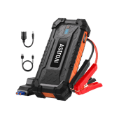 AstroAI S8 Ultra Car Jump Starter - 4000A Peak, 24000 mAh, USB Quick Charge, Compatible with 10.0L Gas & 8.0L Diesel Engines