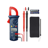 AstroAI Digital Clamp Meter 2000 Counts with Auto Ranging, Measures DC/AC Voltage, Amp, Current, Resistance, Continuity, Tests Diodes, Model DT202