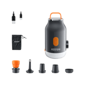 AstroAI Mini Electric Air Pump with 3000mAh Battery, 5 Nozzles to Inflate & Deflate for Air Mattress, Inflatables, Pool, Balls, Vacuum Storage Bags