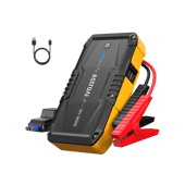 AstroAI S8 Car Battery Jump Starter with 3 Modes Flashlight and Jumper Cable, Stocking Stuffers, 1500A, 12V, Yellow