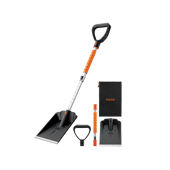 AstroAI Lightweight Snow Shovel for Car, Extendable Snow Shovel with Thickened Aluminum Handle and Blade, Portable and Multifunctional