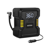 AstroAI Portable Car Air Pump - Fast Inflation, 12 Volt DC Air Compressor for Bike & Air Mattress
