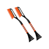 AstroAI 2 Pack 27" Snow Brush and Detachable Deluxe Ice Scraper Red