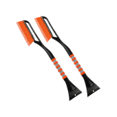 AstroAI 2 Pack 27" Snow Brush and Detachable Deluxe Ice Scraper Red