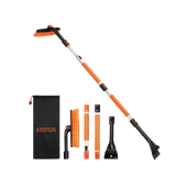 AstroAI 131.58-158.5cm スノーブラシ 車 除雪ブラシ 雪かき 多機能 270° 回転