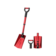 AstroAI 39 Inch Folding Snow Shovel, Snow Shovel for Car, Red