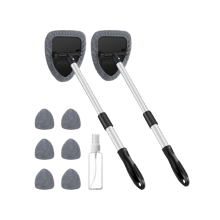 AstroAI Windshield Cleaning Tool Car Windshield Cleaner Gray, 2 Pack