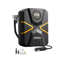AstroAI Tyre Inflator Air Compressor 12V DC, 150 PSI (Yellow)