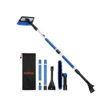 AstroAI 62.4 Inch Ice Scraper and Snow Brush (Blue)