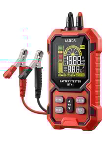 AstroAI Car Battery Tester, 12V/24V Digital Automotive Meter Diagnostic Tool,100-2000 CCA Load Capacity, for Truck, RV, Marine Vehicle, and More