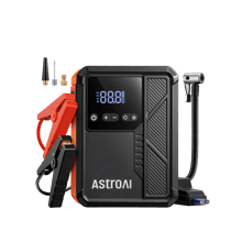 AstroAI Beta822 3000A Jump Starter with Air Compressor, 150PSI Portable Tire Inflator with Auto-Shutoff, 12V Car Battery Booster (9.0 Gas/7.0L Diesel) with LED Light and Jumper Cables