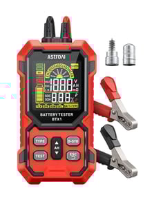 AstroAI Car Battery Tester with Color LCD Screen, 12V/24V Digital Battery Load Tester,100-2000 CCA Load Capacity, for Preventive Maintenance Car Truck RV Marine Vehicle
