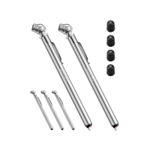 AstroAI 5 Pack Pencil Stick Tire Pressure Gauge with Stainless Steel Body and Metal Made Nozzle for Vehicles (10-75PSI)