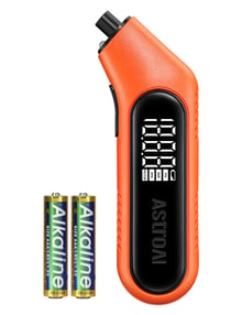 AstroAI Digital Tyre Pressure Gauge 300PSI 20Bar Large Screen with Backlight and Flashlight AAA Batteries