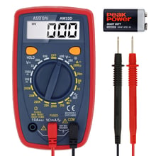 AstroAI Digital Multimeter Tester 2000 Counts with DC AC Voltmeter and Ohm Volt Amp Meter; Measures Voltage, Current, Resistance, Continuity and Diode, Blue