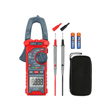 AstroAI CM4K0R Digital Clamp Meter 4000 Counts, Measuring AC/DC Voltage, Amp, Resistance, Capacitance, Frequency, Continuity, Live Wire Test, etc.