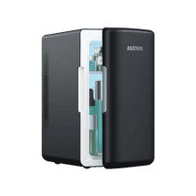 AstroAI Mini Beverage Fridge 2.0 Gen for Car, Outdoor, Bedroom, Office, 6 Liter/8 Cans, 110V AC/ 12V DC