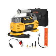 AstroAI 160 PSI Heavy Duty Tire Inflator Pump, Dual Cylinders & Dual Motors Air Compressor