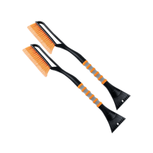AstroAI 2in1 Auto Reinigungsbürste Eiskratzer 2 Pack (Orange)