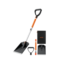 AstroAI 雪かきスコップ 85-113cm 除雪スコップ 組み立て式